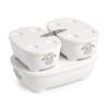 Prince Lionheart Bentomal Boxes | Cute Kids Lunch Boxes | Stackable Set Of 3 Different Sizes | Microwaveable With Vent | Dishwasher Safe - White Sheep view 2