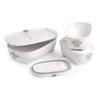 Prince Lionheart Bentomal Boxes | Cute Kids Lunch Boxes | Stackable Set Of 3 Different Sizes | Microwaveable With Vent | Dishwasher Safe - White Sheep view 4