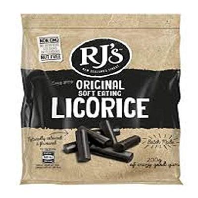 RJs Licorice Original Black Soft Eating Licorice , 200 g 701758