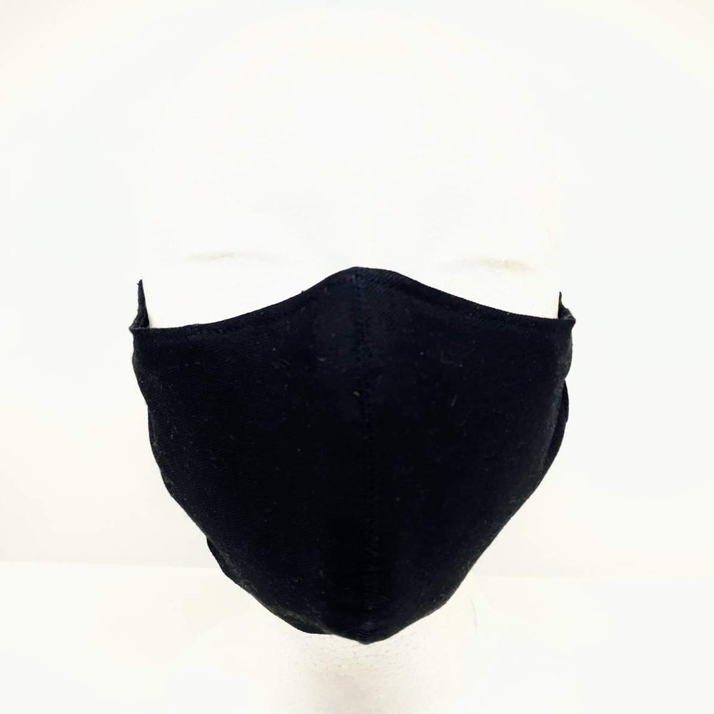 Black Face Masks with adjustable elastic (upgrade p style)