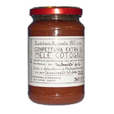 Extra jam of San Benedetto quinces - Italian artisan product (1 jar 380 grams)