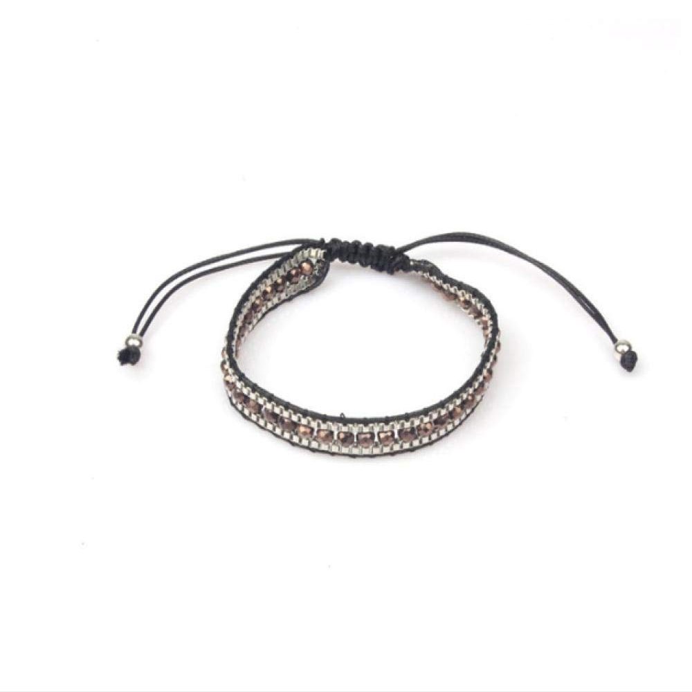 Bracelet Ladies Bracelet Woven Bracelet Crystal Single Layer Bead Bracelet