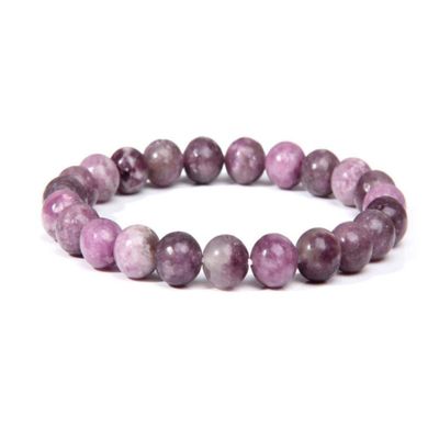 Bracelet Women'S Pink Stone Bead Bracelet Couple Bracelet