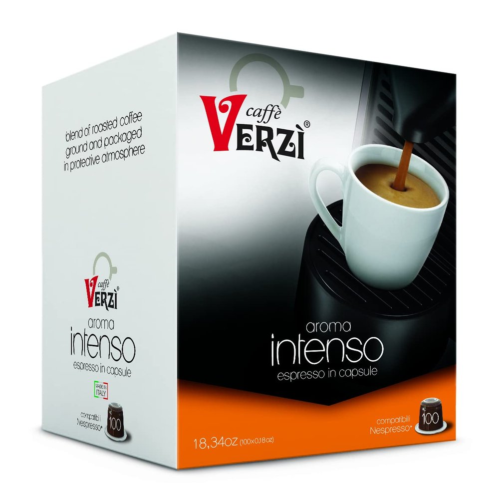 100 Compatible Capsules Nespresso - Intenso Selection - Verz Caff