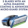 Wilkinson Sword Protector 3 - Pack of 16 Refills of 3 Razor Blades for Men, Conditioning Band with Aloe Vera view 3
