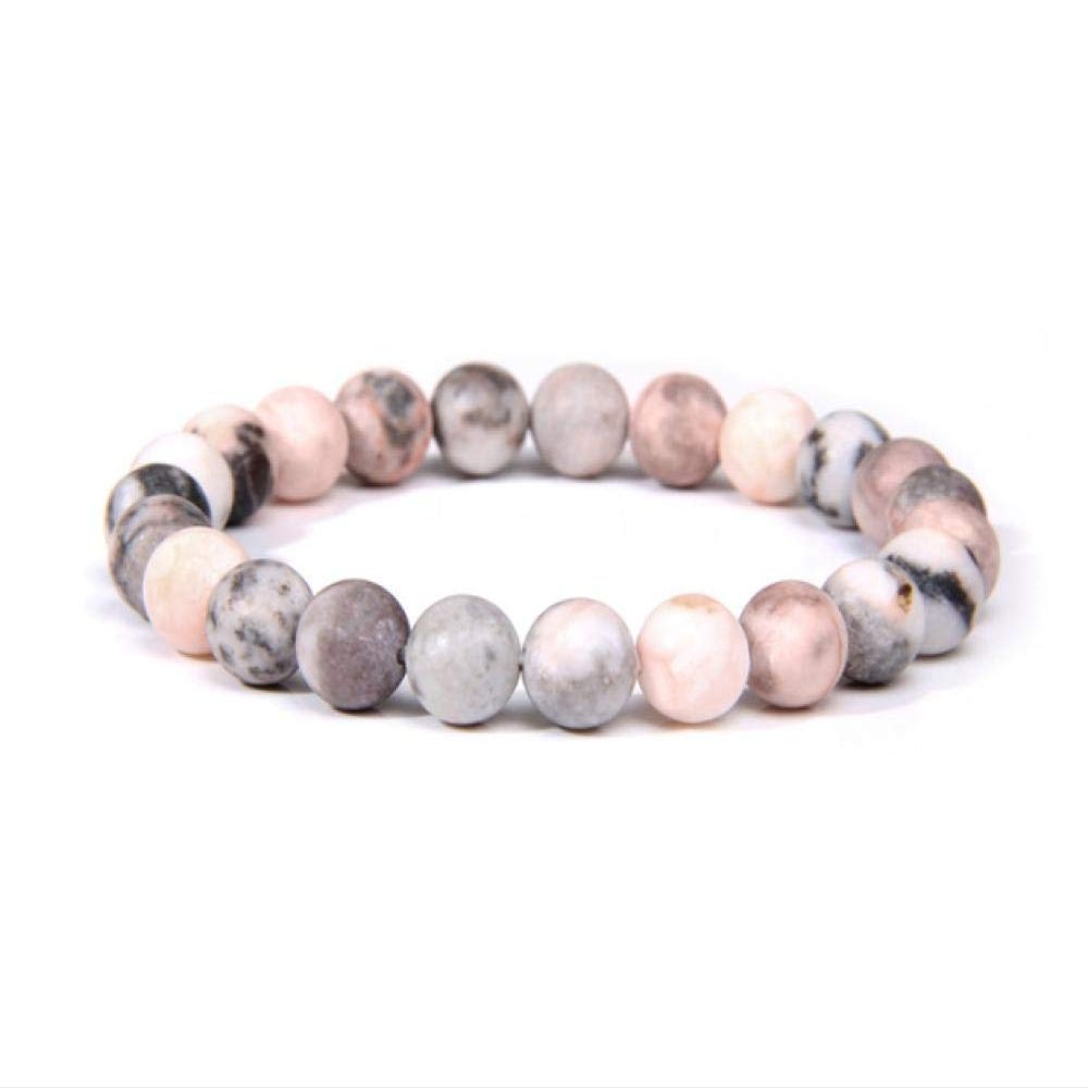 Bracelet Women'S Pink Stone Bead Bracelet Couple Bracelet