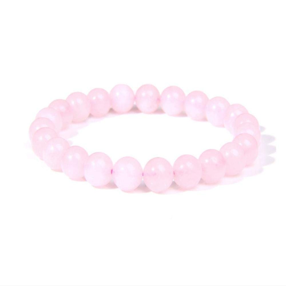 Bracelet Women'S Pink Stone Bead Bracelet Couple Bracelet