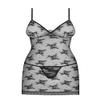 Obsessive Women's PICARDA Y Tanga JENNIFAIRY Clothing Set, Negro (Negro), Estandar view 2