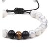 Bracelet Natural Lava Stone Couple Weave Bracelet Men view 2