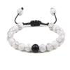 Bracelet Natural Lava Stone Couple Weave Bracelet Men view 1