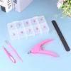 Beaupretty 500pcs Manicure Tool Fake Nails and Easy to Use for Home Manicure Includes Tools for Nails Fake and Kits view 4