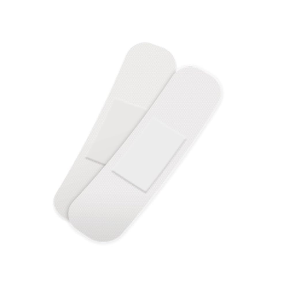 100 x Sensitive Hypoallergenic Durable Plasters 4 Assorted Sizes First Aid
