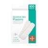 100 x Sensitive Hypoallergenic Durable Plasters 4 Assorted Sizes First Aid view 2