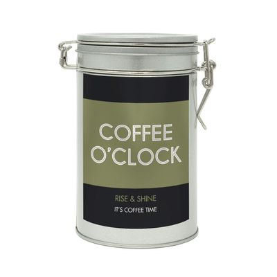 Sistir, Coffee O Clock, Coffee Gift In A Tin, Green. 100% Arabica Grounds, Roasted and Packed in the UK. 150g