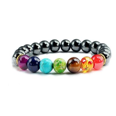 Bracelet Bead Bracelet Men'S Balance Buddha Prayer Elastic Bracelet