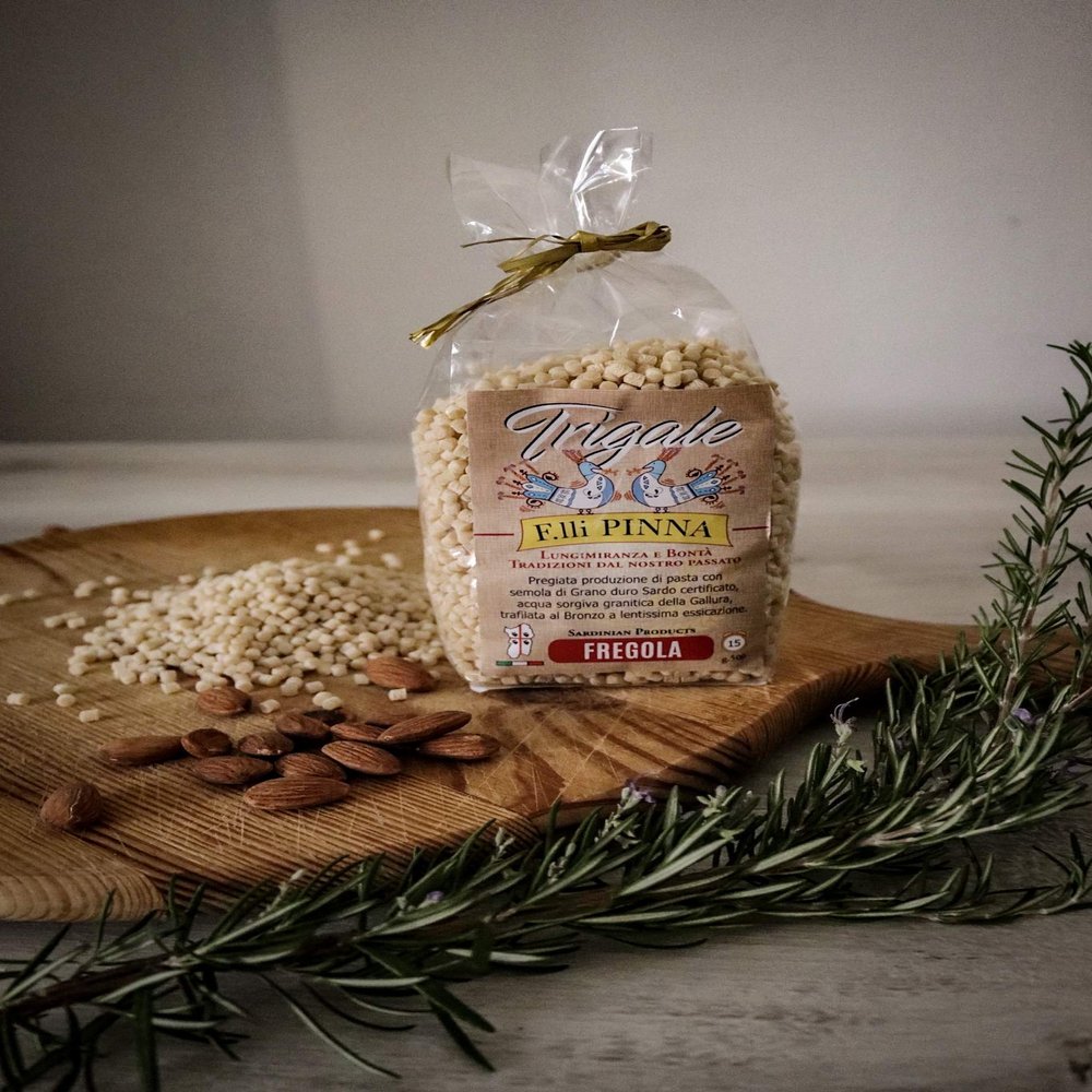 15 x 500 g - Fregola sarda. Typical pasta produced in Sorso (Sardinia) by the pasta factory Trigale