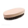 CheungLee Beard Brush, Men Natural Faux Boar Bristle Wood Handle Military Pocket Mustache Beard Grooming Comb Brush view 3