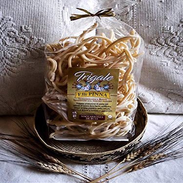 18 x 500 g - Maccarrones de Busa. Typical pasta produced in Sorso (Sardinia) by the pasta factory Trigale