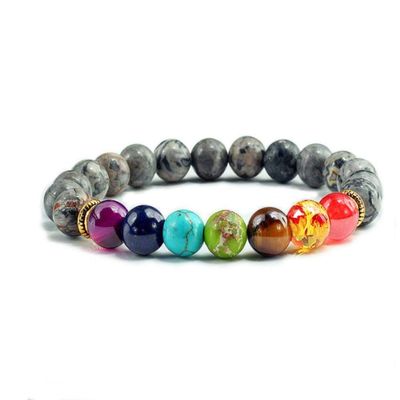 Bracelet Bead Bracelet Men'S Balance Buddha Prayer Elastic Bracelet