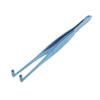 Stainless Steel Roller Tip Angled Meibomian Gland Expressor Forceps 11cm Length view 1