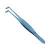 Stainless Steel Roller Tip Angled Meibomian Gland Expressor Forceps 11cm Length view 2