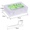 FTTKGRL Disposable Dental Floss Stick,200 Pieces Tooth Cleaning Sticks with Toothpicks for Food Residues and Tooth Whitening Removing Plaque,Teeth Cleaning view 2