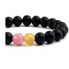 Bracelet Natural Stone Strand Couple Bracelet Classic Elastic Rope Bracelet Women view 3