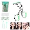Contact Lens Applicator Tool,Color Contact Lenses Wearing Aids,Contacts Lens Helper,Eye Contact Removal Tweezers,Eye Opener with Contact Lens Case,Contact Lenses Remover and Insertion Tool (Green) view 1