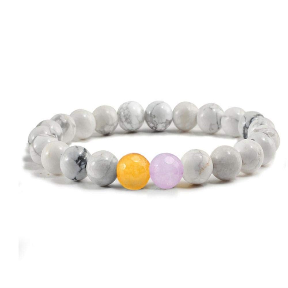 Bracelet Simple Classic Natural Stone Beaded Bracelet Elastic Bracelet Female