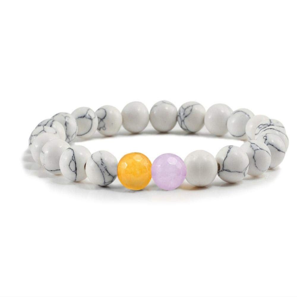 Bracelet Simple Classic Natural Stone Beaded Bracelet Elastic Bracelet Female