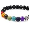 Bracelet Natural Stone Lava Tiger Eye Bracelet Men And Women Jewelry view 2