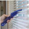 1 Pc Microfiber Blind Duster Cleaner Brush for Window Shutters Vent Air Conditioner, Dust Collector Cleaning Cloth Tool Random Color view 3