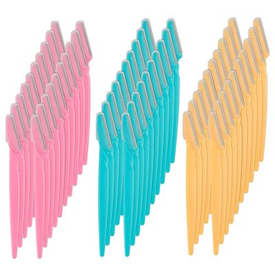 Eyebrow Razor 62 Pcs Multipurpose Exfoliating Dermaplaning Tool Trimming and Shaving Grooming for Face and Eyebrow Shaper for Women and Man