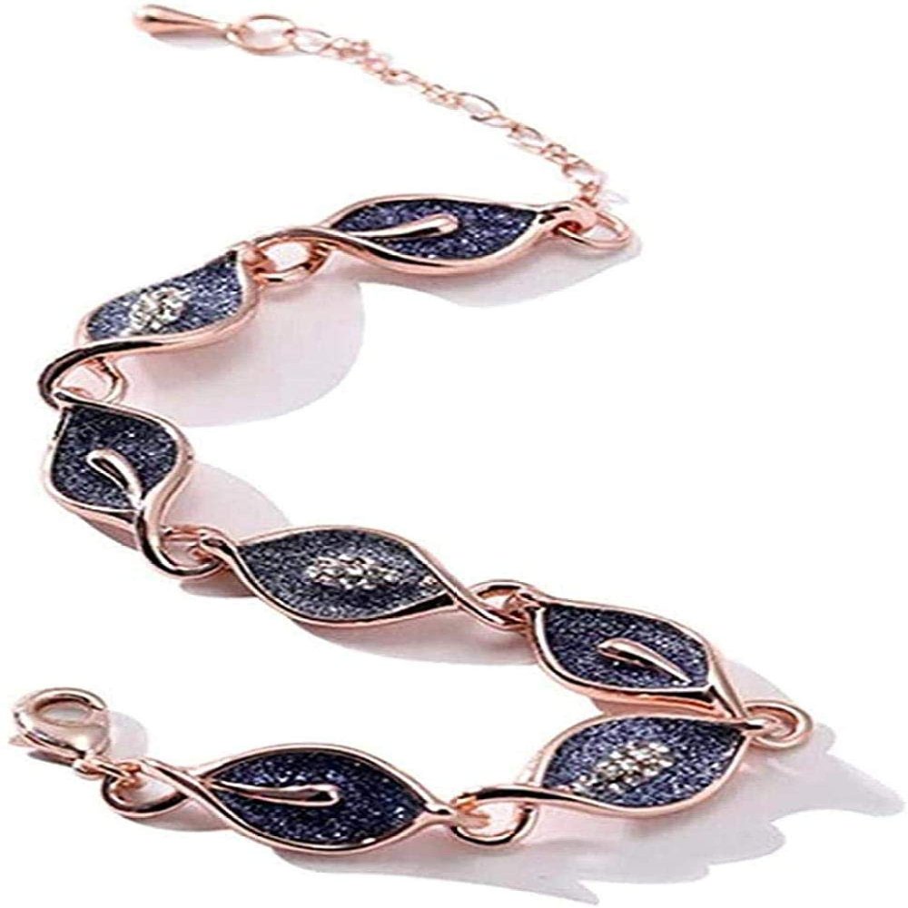 Bracelet Jewelry Ladies Bracelet Bracelet Made Of 925 Silver Leaf Shape Is The Best Gift For Women