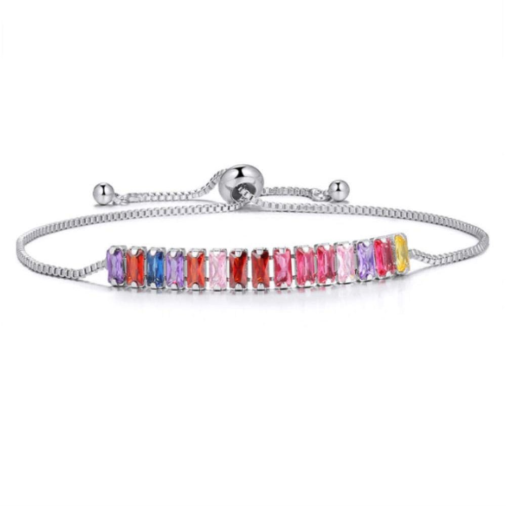 Bracelet Jewelry Women'S Gold And Silver Jewelry Zircon Adjustable Bracelet