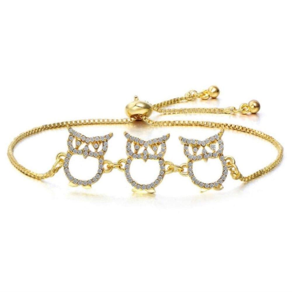 Bracelet Jewelry Women'S Gold And Silver Jewelry Zircon Adjustable Bracelet