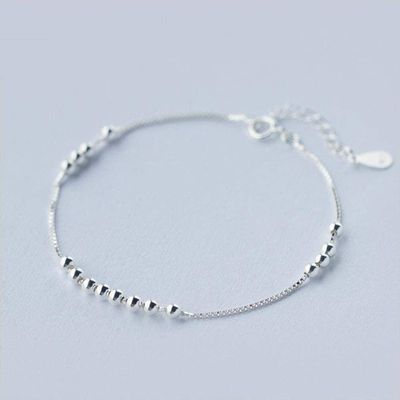 Bracelet Jewelry S925 Silver Bracelet Ladies Light Pearl Small Silver Ball Bracelet Bracelet Jewelry