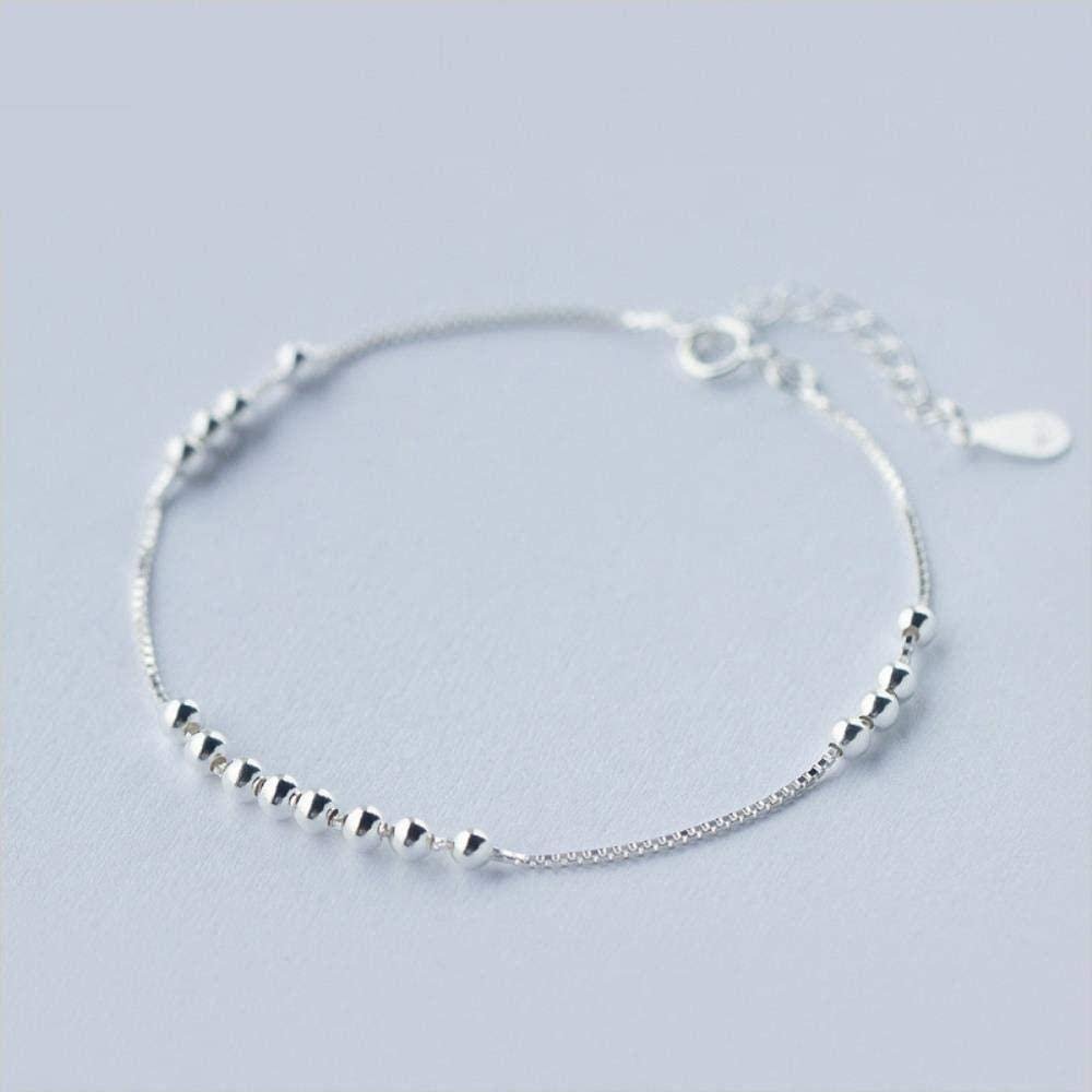 Bracelet Jewelry S925 Silver Bracelet Ladies Light Pearl Small Silver Ball Bracelet Bracelet Jewelry