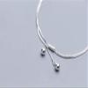 Bracelet Jewelry S925 Silver Bracelet Lady Light Pearl Double Bracelet Jewelry view 2