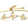 Bracelet Jewelry Women'S Gold And Silver Jewelry Zircon Adjustable Bracelet view 2