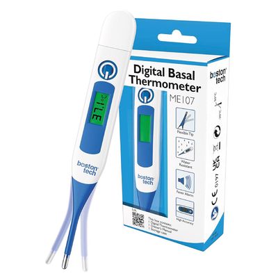 Digital Basal Medical Thermometer for Babies, Children and Adults, fever alarm. Flexible tip Fast and accurate, oral, rectal or axillary temperature reading Easy-to-read display and case