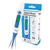 Digital Basal Medical Thermometer for Babies, Children and Adults, fever alarm. Flexible tip Fast and accurate, oral, rectal or axillary temperature reading Easy-to-read display and case view 1