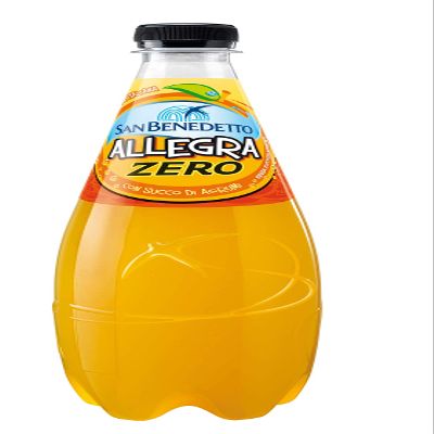 6X San Benedetto Allegra Aranciata Zero PET Without Sugar 0.75 L Lemonade Orange no Sugar