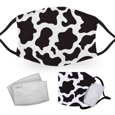 Cow Print - Reusable Adult Face Masks - 2 Filters Included