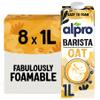 Alpro Barista Oat Drink - Plant-Based Long Life Dairy Free & Lactose Free - Great for Coffee Foam - 1L (Pack of 8) view 1