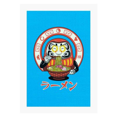 Cloud City 7 Daruma Zen Ramen A4 Print