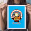 Cloud City 7 Daruma Zen Ramen A4 Print view 3
