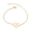 Bracelet Jewelry Women S Bracelet Creative Couple Peach Heart Pendant Bracelet Love Ecg Bracelet view 1