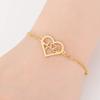 Bracelet Jewelry Women S Bracelet Creative Couple Peach Heart Pendant Bracelet Love Ecg Bracelet view 2
