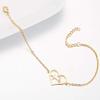Bracelet Jewelry Women S Bracelet Creative Couple Peach Heart Pendant Bracelet Love Ecg Bracelet view 3